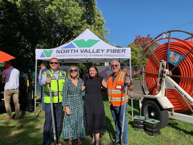 Group photo at the groundbreaking event
