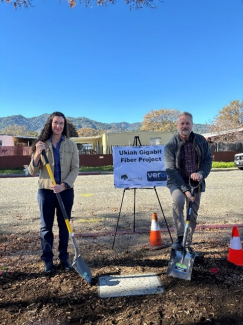 Andrea Trincado and Jim Robbins City of Ukiah