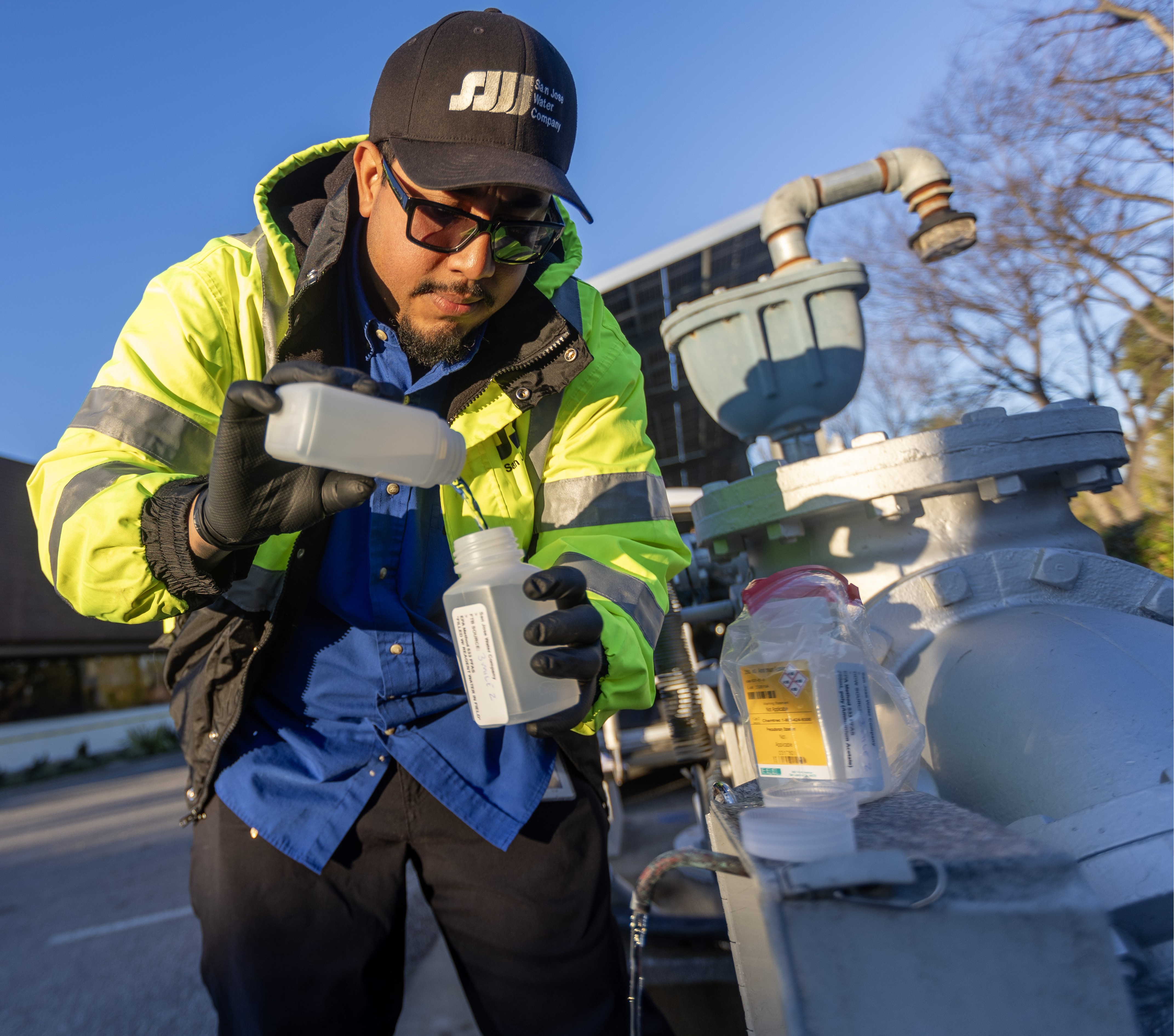 San Jose Water sampling water for PFAS 