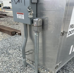 Repaired wire housing.
